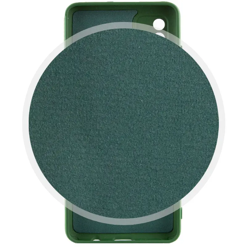 Чехол TPU GETMAN Liquid Silk Full Camera для Samsung Galaxy A05, Зеленый / Dark green 1, TPU, купить оптом с доставкой