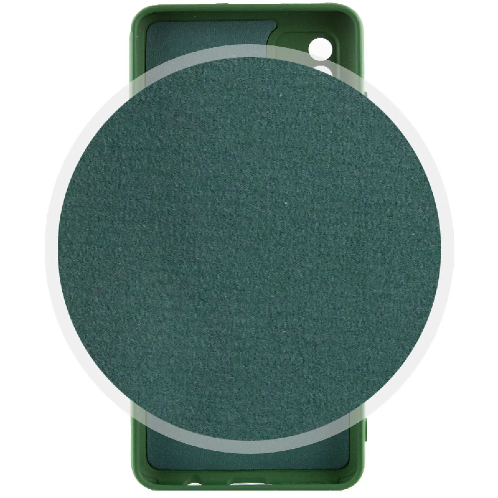 Чехол TPU GETMAN Liquid Silk Full Camera для Samsung Galaxy A05, Зеленый / Dark green 1, TPU, купить оптом с доставкой