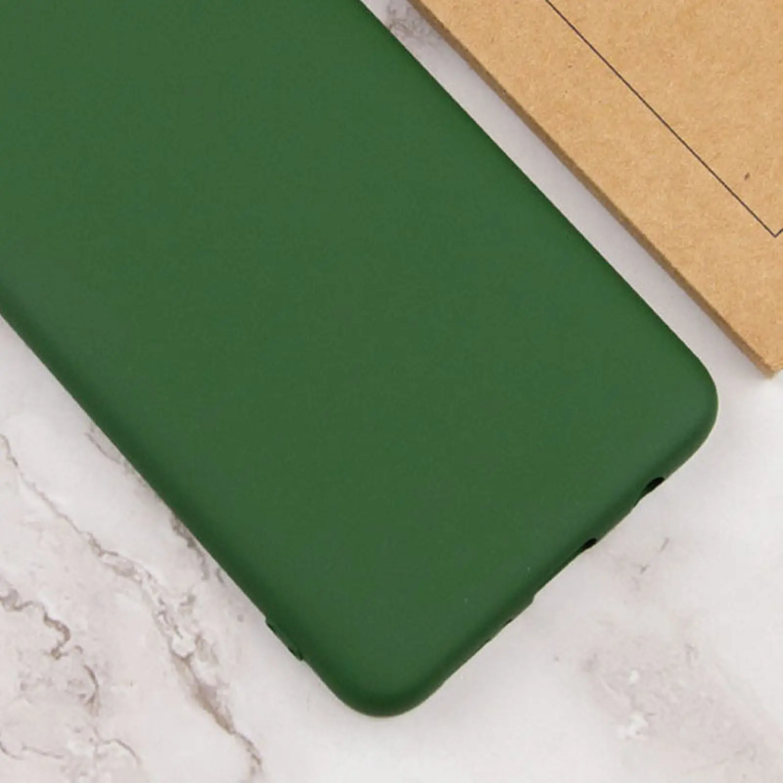 Чехол TPU GETMAN Liquid Silk Full Camera для Samsung Galaxy A05, Зеленый / Dark green 2, TPU, купить оптом с доставкой