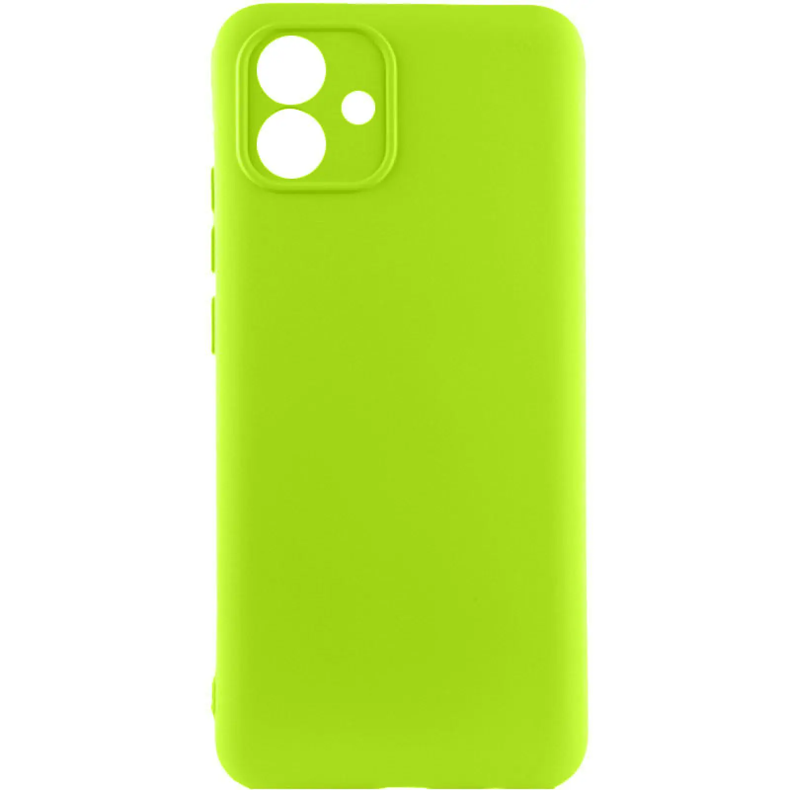 Чехол TPU GETMAN Liquid Silk Full Camera для Samsung Galaxy A05, Салатовый / Neon Green, TPU, купить оптом с доставкой