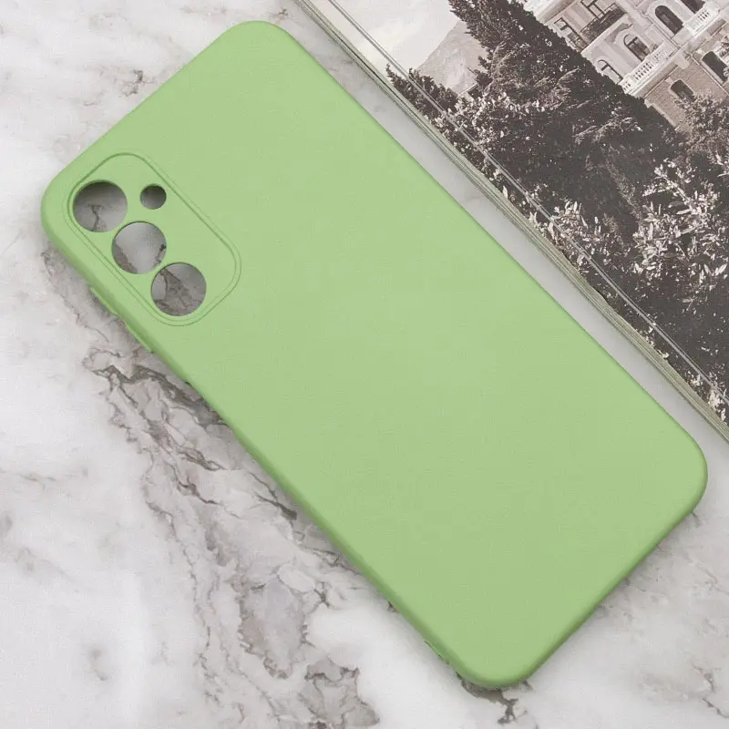 Чехол TPU GETMAN Liquid Silk Full Camera для Samsung Galaxy A05s, Зеленый / Pistachio 3, TPU, купить оптом с доставкой