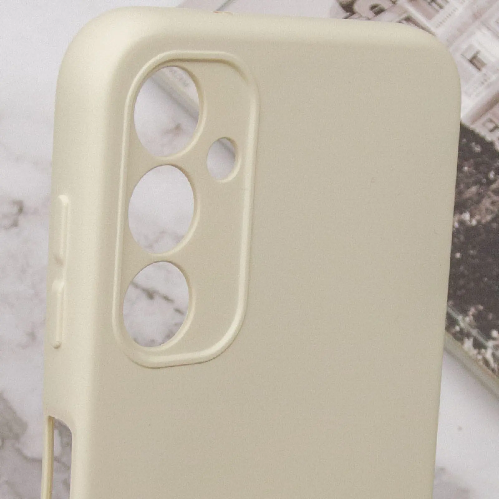 Чехол TPU GETMAN Liquid Silk Full Camera для Samsung Galaxy A05s, Песочный / Sand 4, TPU, купить оптом с доставкой