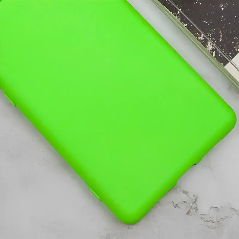 Чехол TPU GETMAN Liquid Silk Full Camera для Samsung Galaxy A05s, Салатовый / Neon Green 1, TPU, купить оптом с доставкой