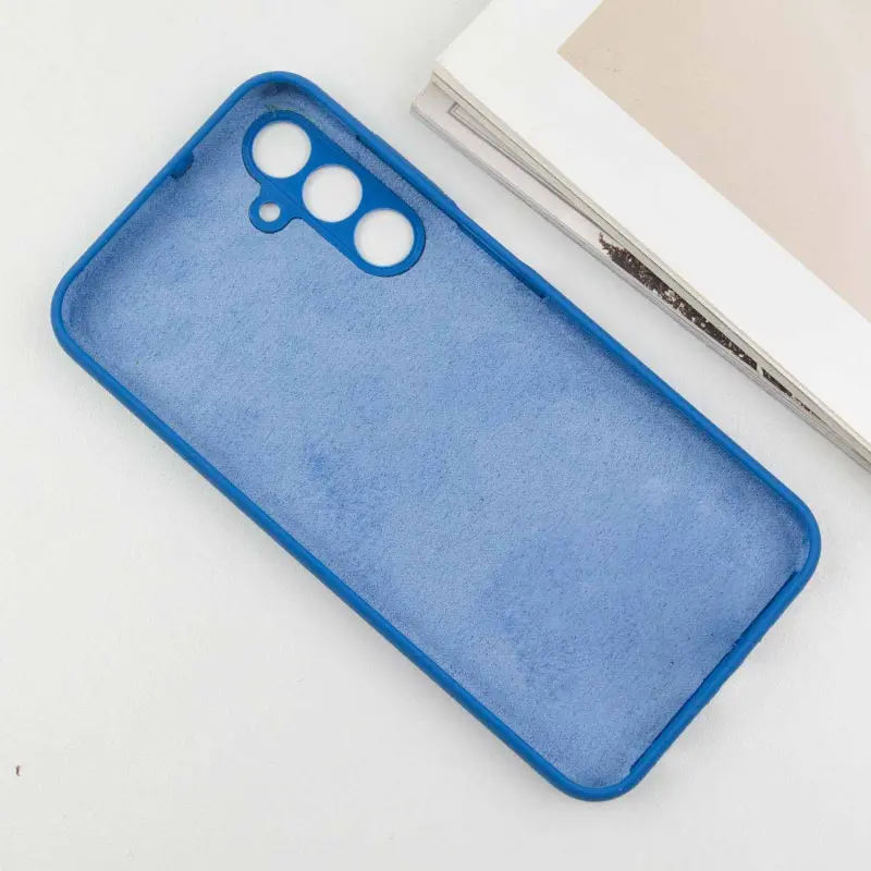 Чехол TPU GETMAN Liquid Silk Full Camera для Samsung Galaxy A05s, Синий / Navy Blue 3, TPU, купить оптом с доставкой