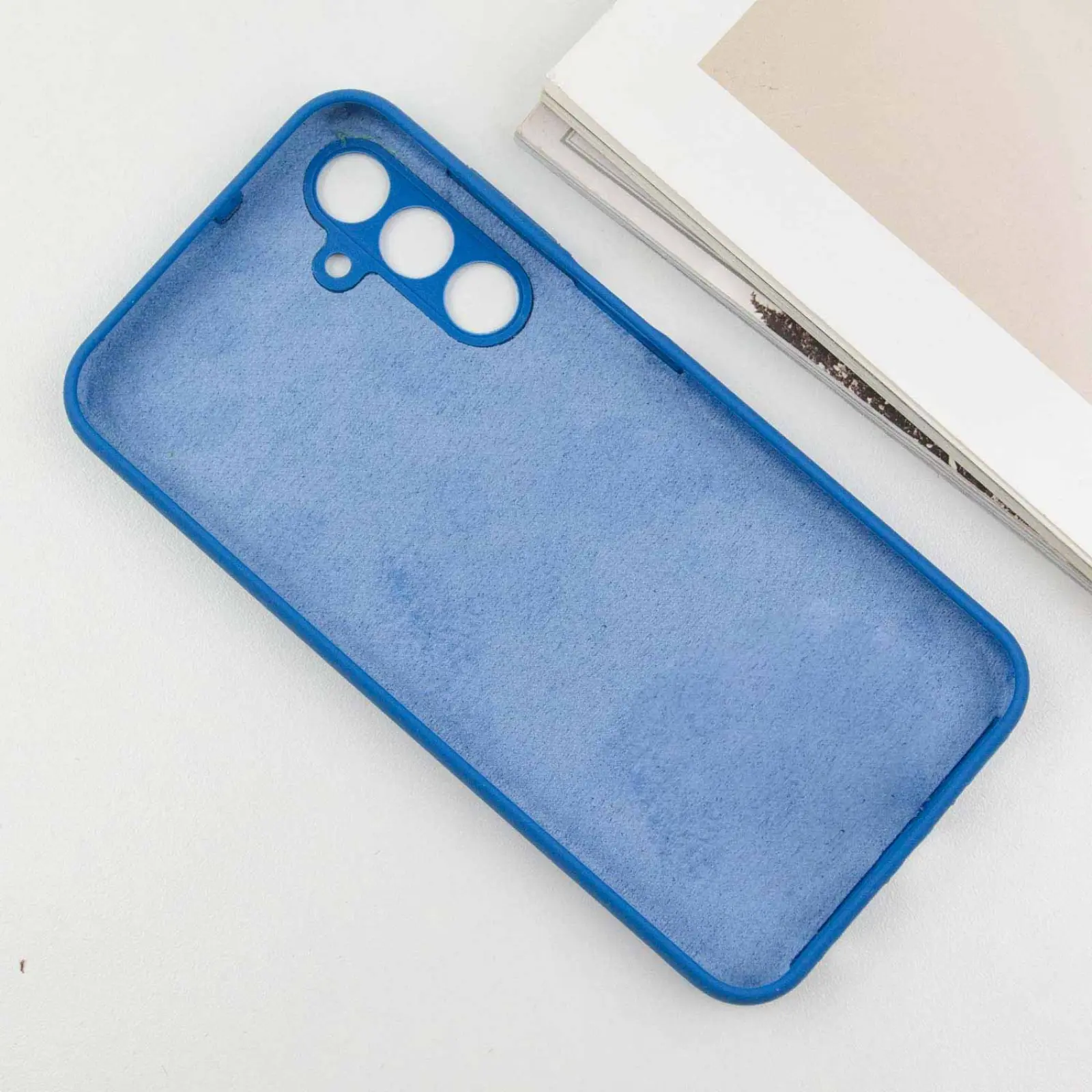 Чехол TPU GETMAN Liquid Silk Full Camera для Samsung Galaxy A05s, Синий / Navy Blue 3, TPU, купить оптом с доставкой