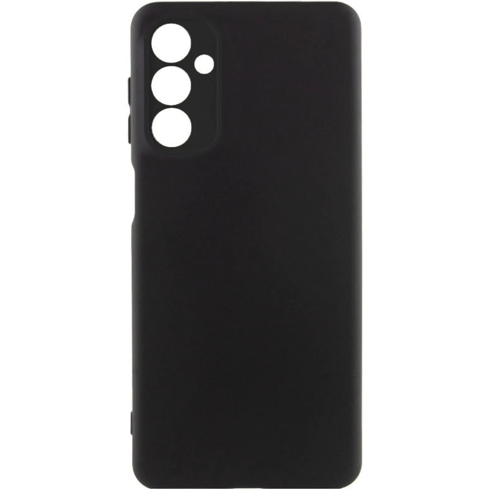 Чехол TPU GETMAN Liquid Silk Full Camera для Samsung Galaxy A05s, Черный / Black, TPU, купить оптом с доставкой