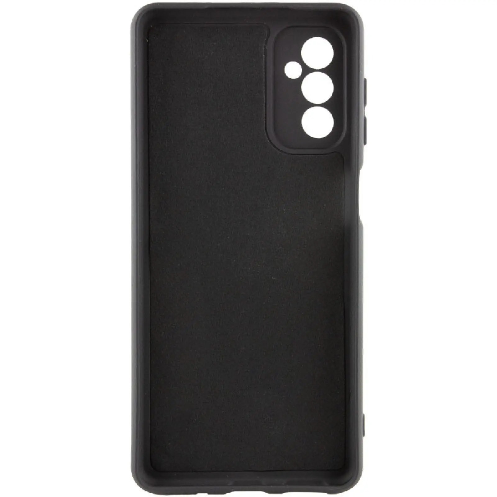 Чехол TPU GETMAN Liquid Silk Full Camera для Samsung Galaxy A05s, Черный / Black 1, TPU, купить оптом с доставкой