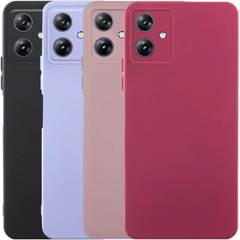 Чехол TPU GETMAN Liquid Silk Full Camera для Motorola Moto G54, TPU, купить оптом с доставкой