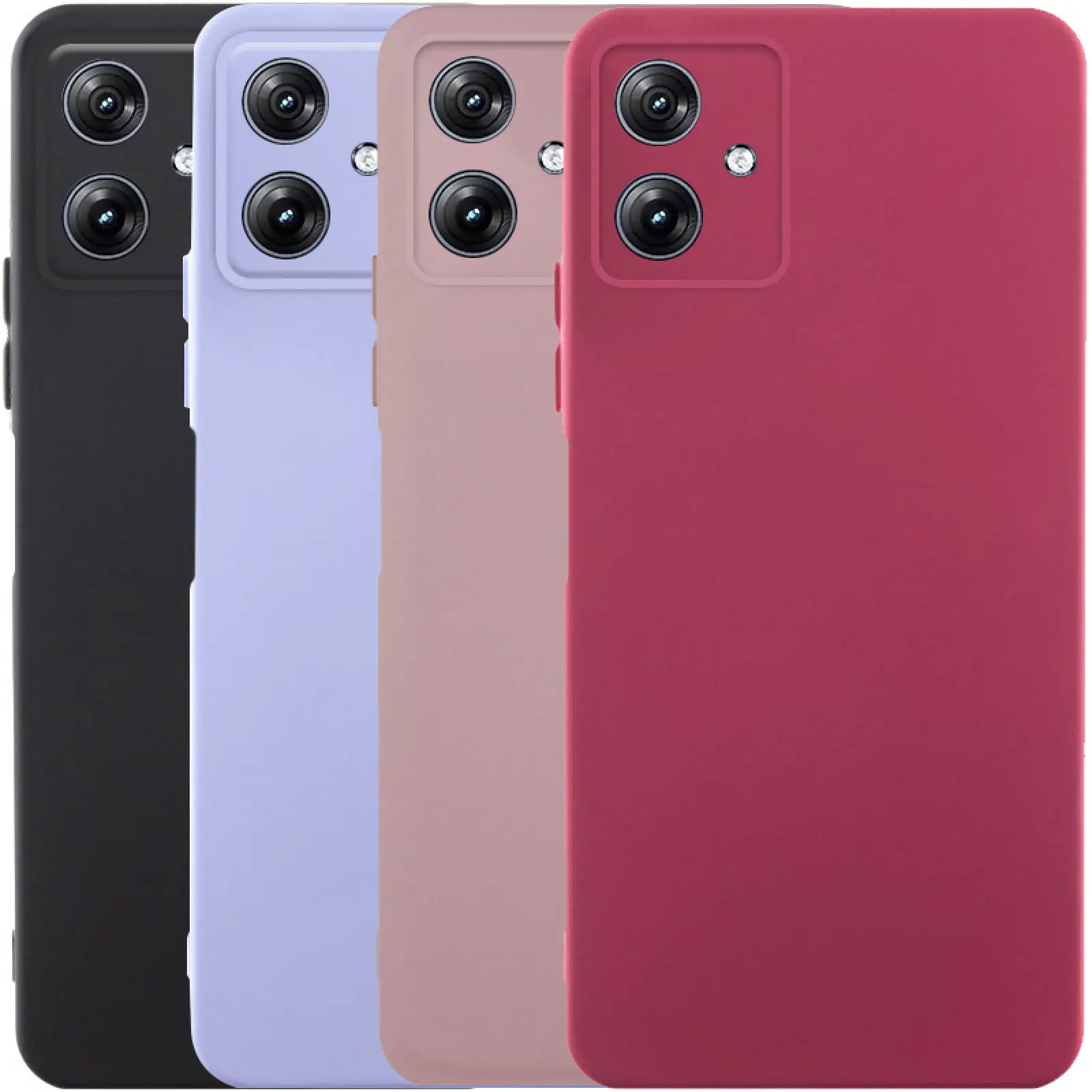 Чехол TPU GETMAN Liquid Silk Full Camera для Motorola Moto G54, TPU, купить оптом с доставкой