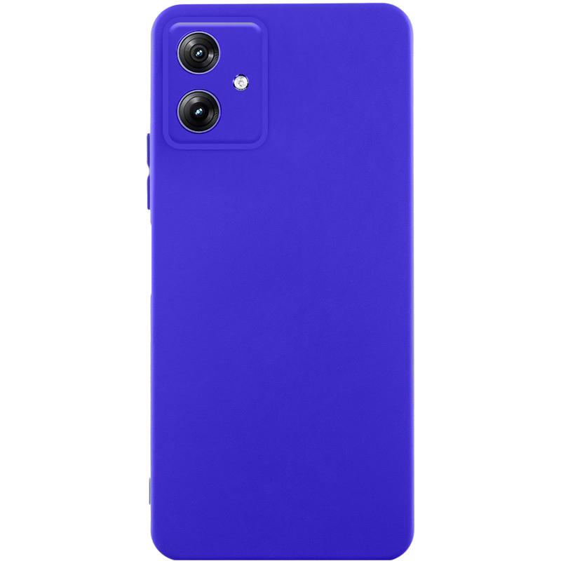 Чохол GETMAN Liquid Silk Full Camera для Motorola Moto G54 | TPU + Мікрофібра на малюнкі №1