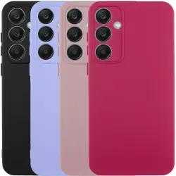 Чехол TPU GETMAN Liquid Silk Full Camera для Samsung Galaxy S24+