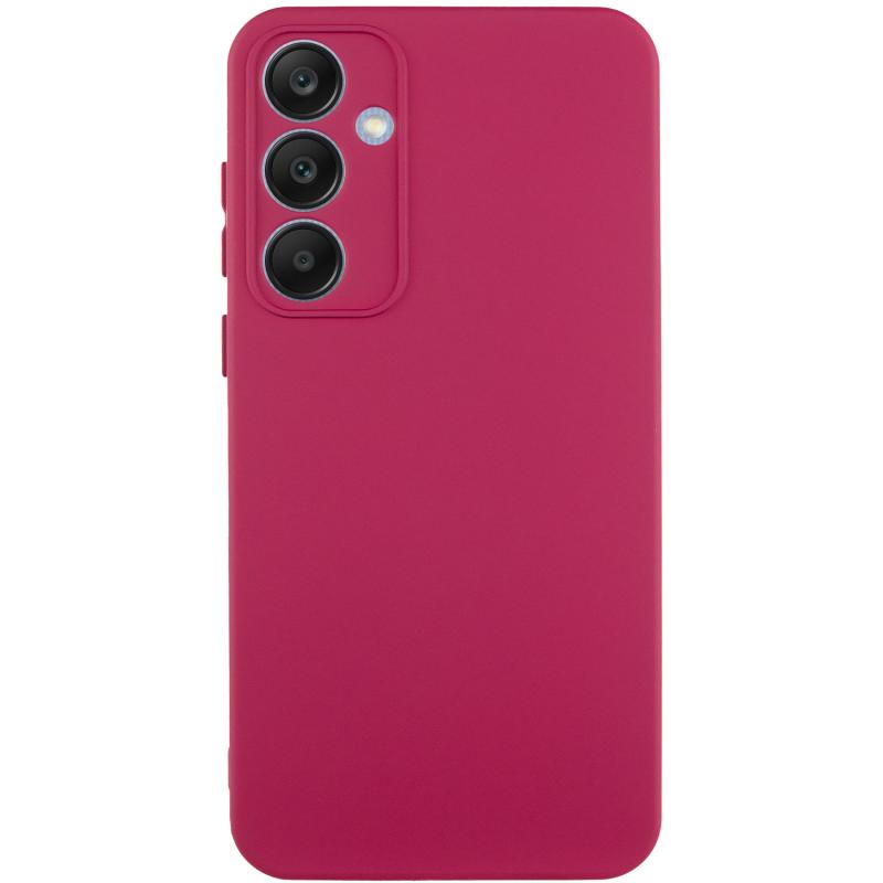 Чохол GETMAN Liquid Silk Full Camera для Samsung Galaxy S24+ | TPU + Мікрофібра на малюнкі №1