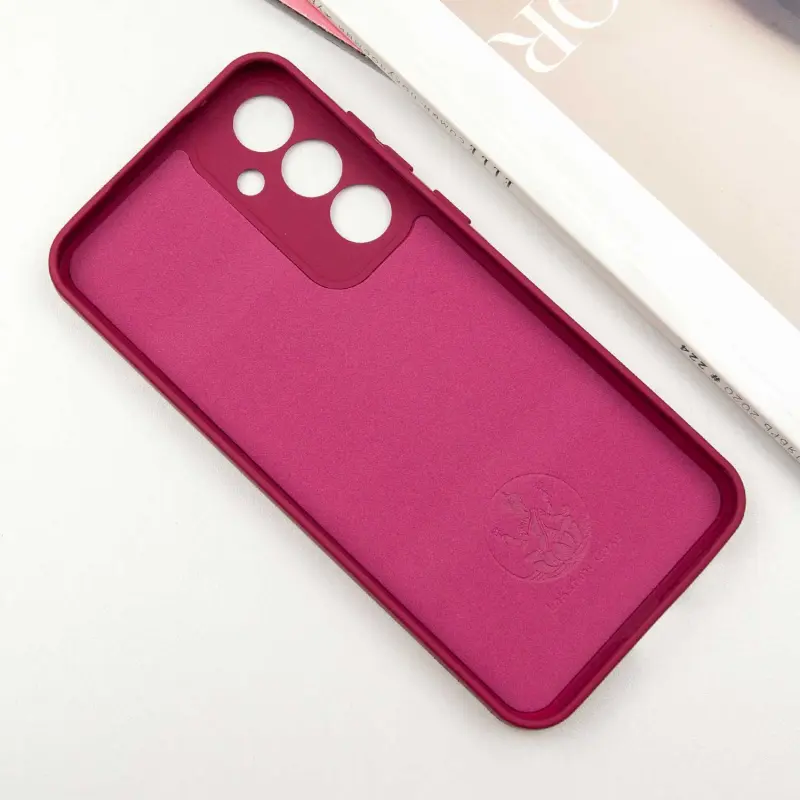 Чехол TPU GETMAN Liquid Silk Full Camera для Samsung Galaxy S24+, Бордовый / Marsala 2, TPU, купить оптом с доставкой
