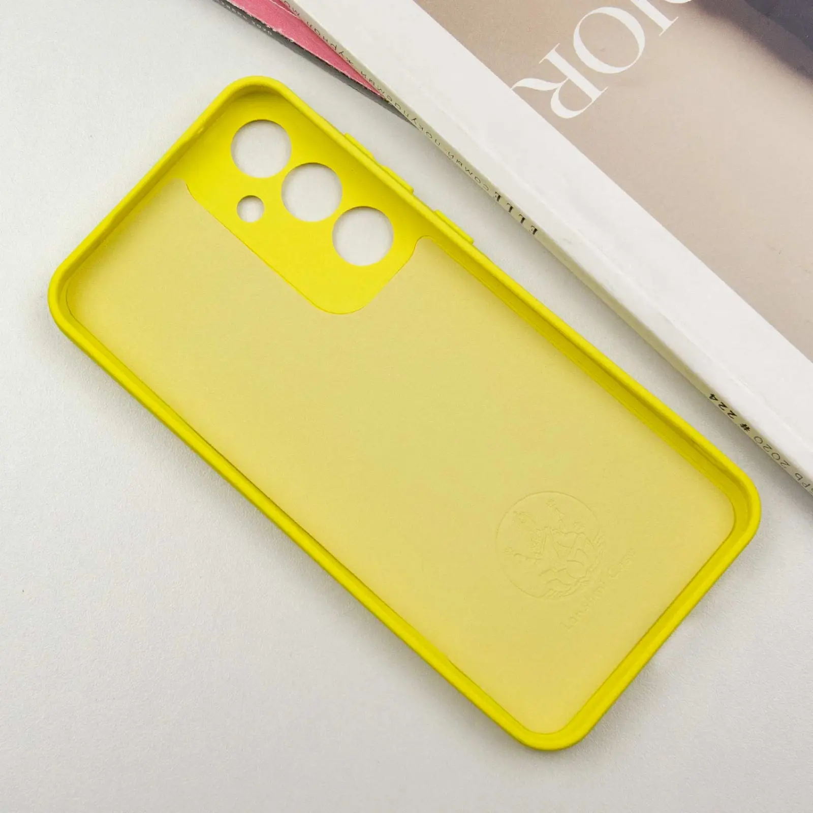 Чехол TPU GETMAN Liquid Silk Full Camera для Samsung Galaxy S24+, Желтый / Flash 2, TPU, купить оптом с доставкой