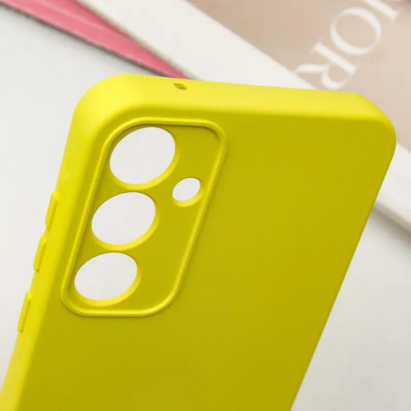 Чехол TPU GETMAN Liquid Silk Full Camera для Samsung Galaxy S24+, Желтый / Flash 4, TPU, купить оптом с доставкой