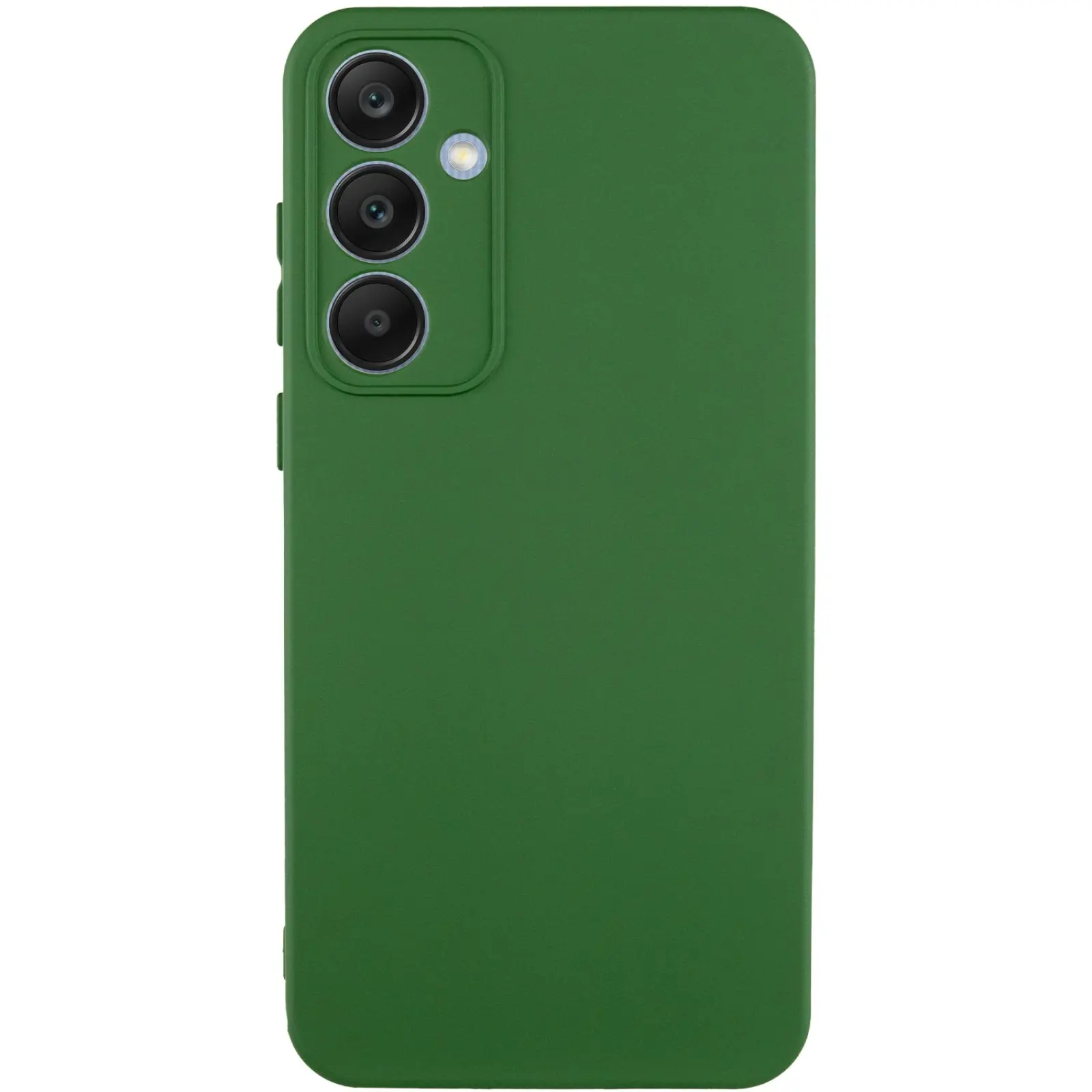 Чехол TPU GETMAN Liquid Silk Full Camera для Samsung Galaxy S24+, Зеленый / Dark green, TPU, купить оптом с доставкой