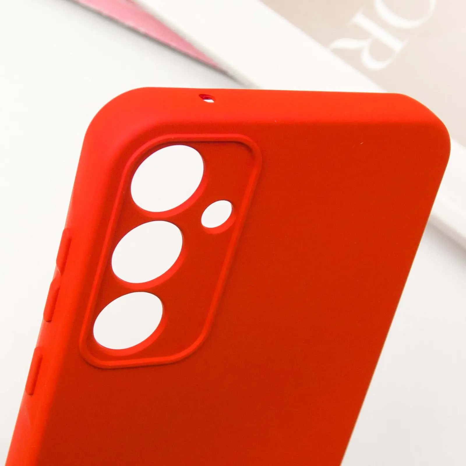 Чехол TPU GETMAN Liquid Silk Full Camera для Samsung Galaxy S24+, Красный / Red 4, TPU, купить оптом с доставкой