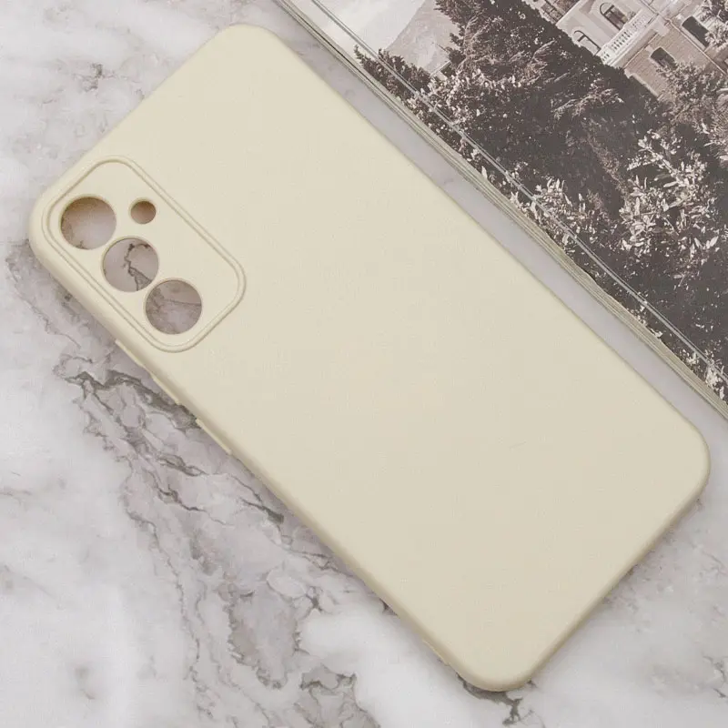 Чехол TPU GETMAN Liquid Silk Full Camera для Samsung Galaxy S24+, Песочный / Sand 3, TPU, купить оптом с доставкой
