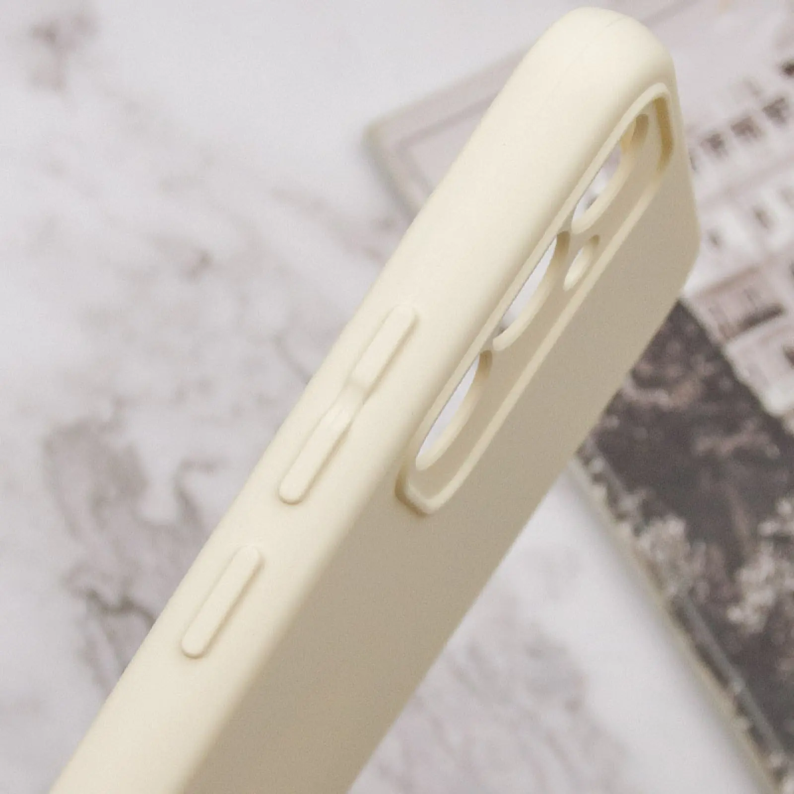 Чехол TPU GETMAN Liquid Silk Full Camera для Samsung Galaxy S24+, Песочный / Sand 5, TPU, купить оптом с доставкой