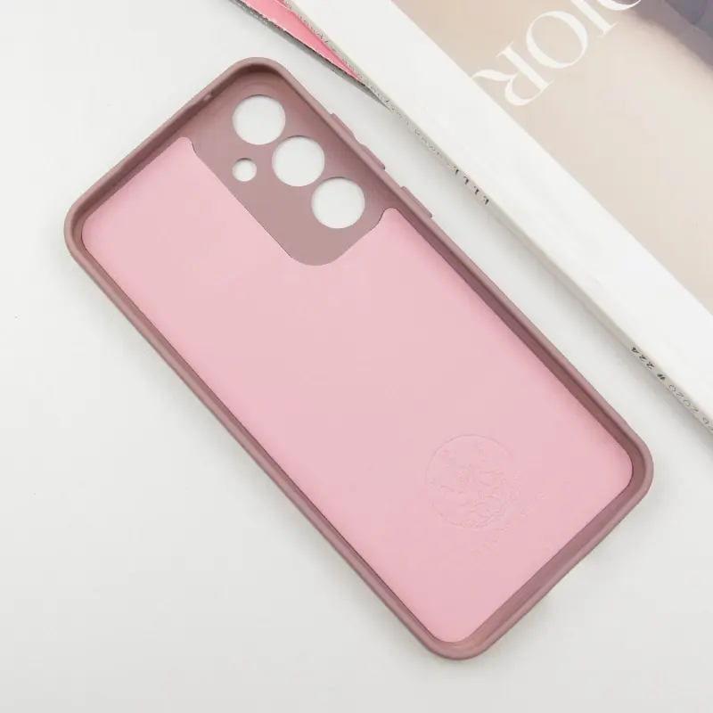 Чехол TPU GETMAN Liquid Silk Full Camera для Samsung Galaxy S24+, Розовый / Pink Sand 2, TPU, купить оптом с доставкой