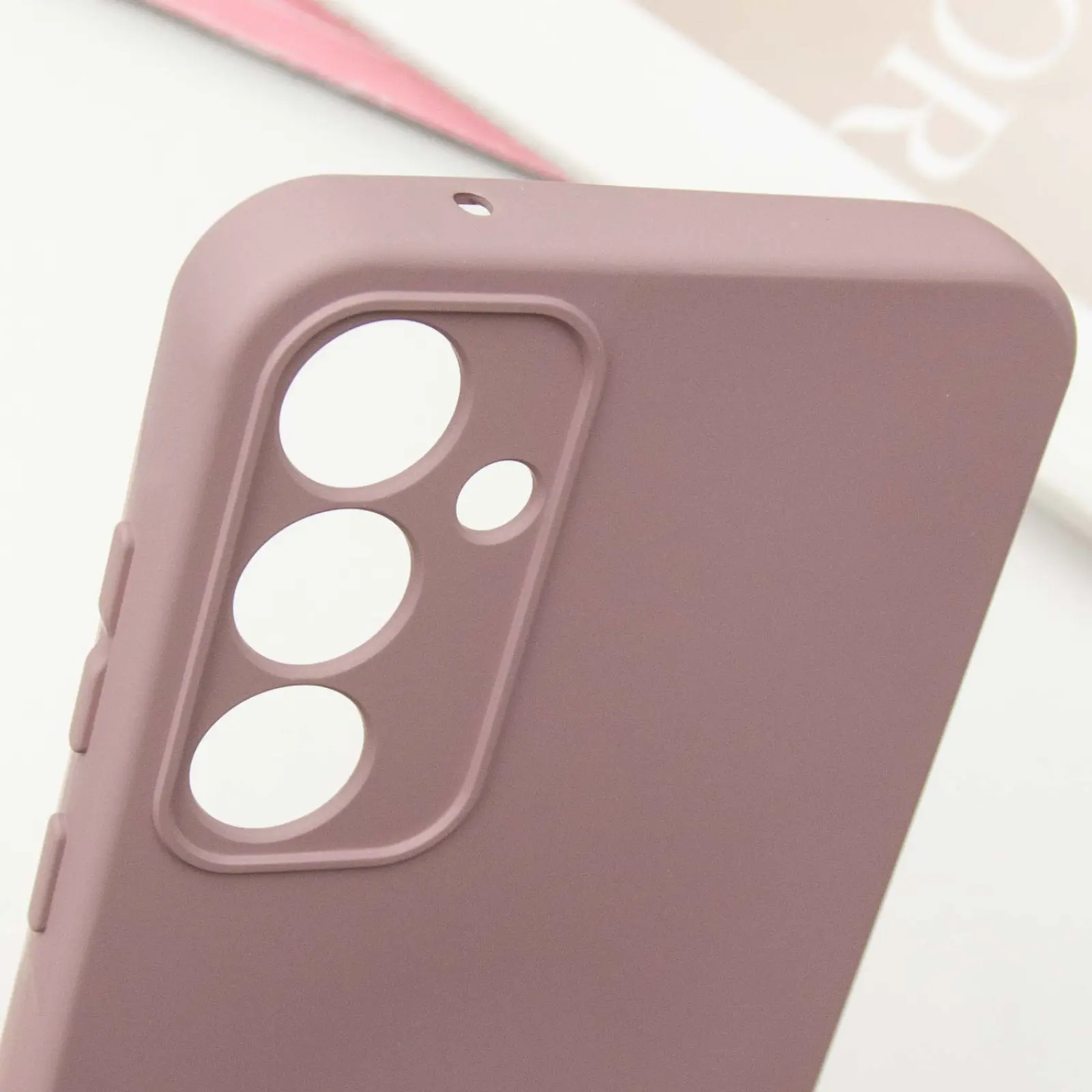 Чехол TPU GETMAN Liquid Silk Full Camera для Samsung Galaxy S24+, Розовый / Pink Sand 4, TPU, купить оптом с доставкой