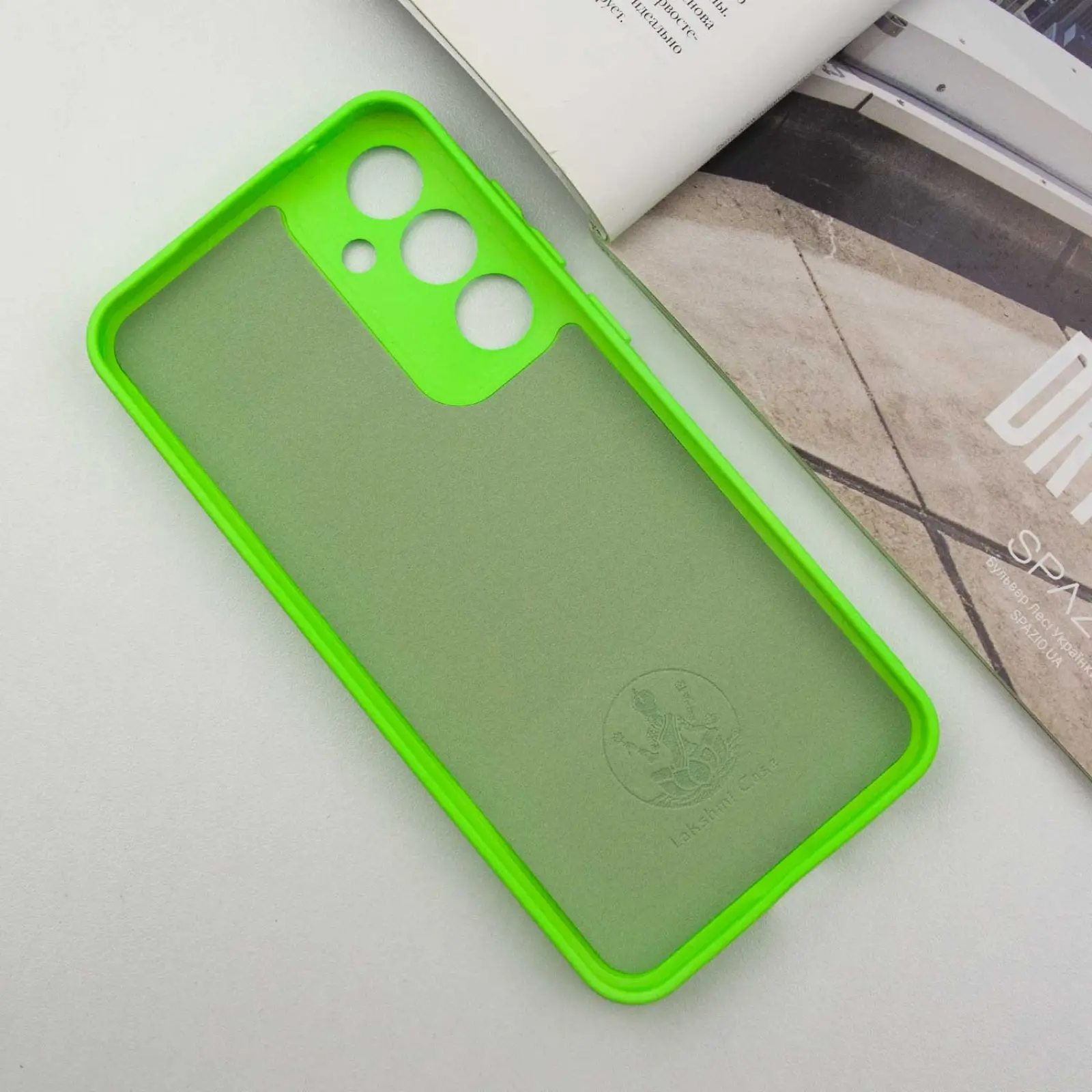 Чехол TPU GETMAN Liquid Silk Full Camera для Samsung Galaxy S24+, Салатовый / Neon Green 2, TPU, купить оптом с доставкой