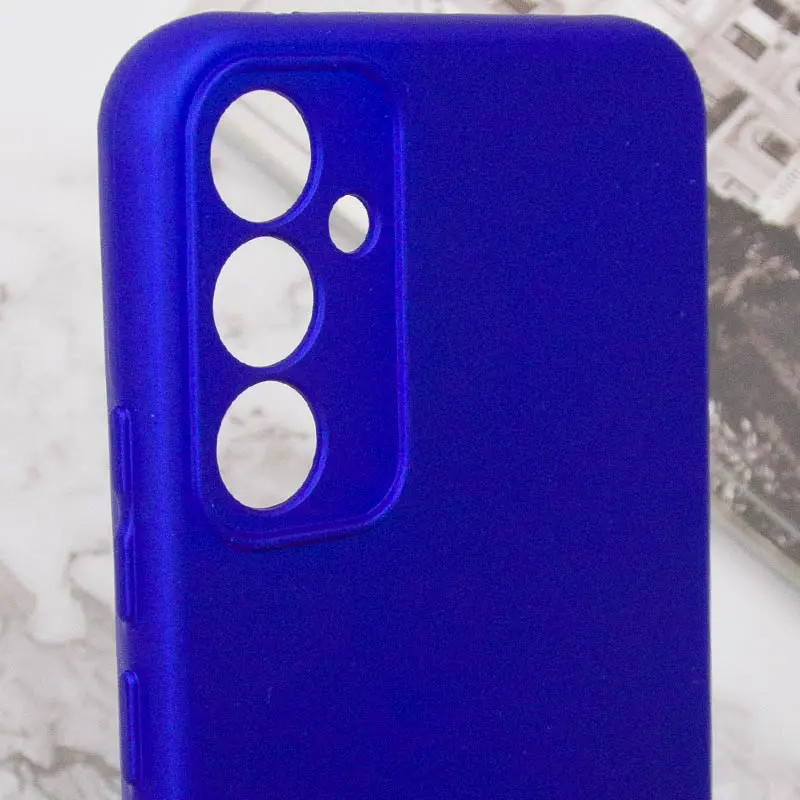 Чехол TPU GETMAN Liquid Silk Full Camera для Samsung Galaxy S24+, Синий / Iris 4, TPU, купить оптом с доставкой
