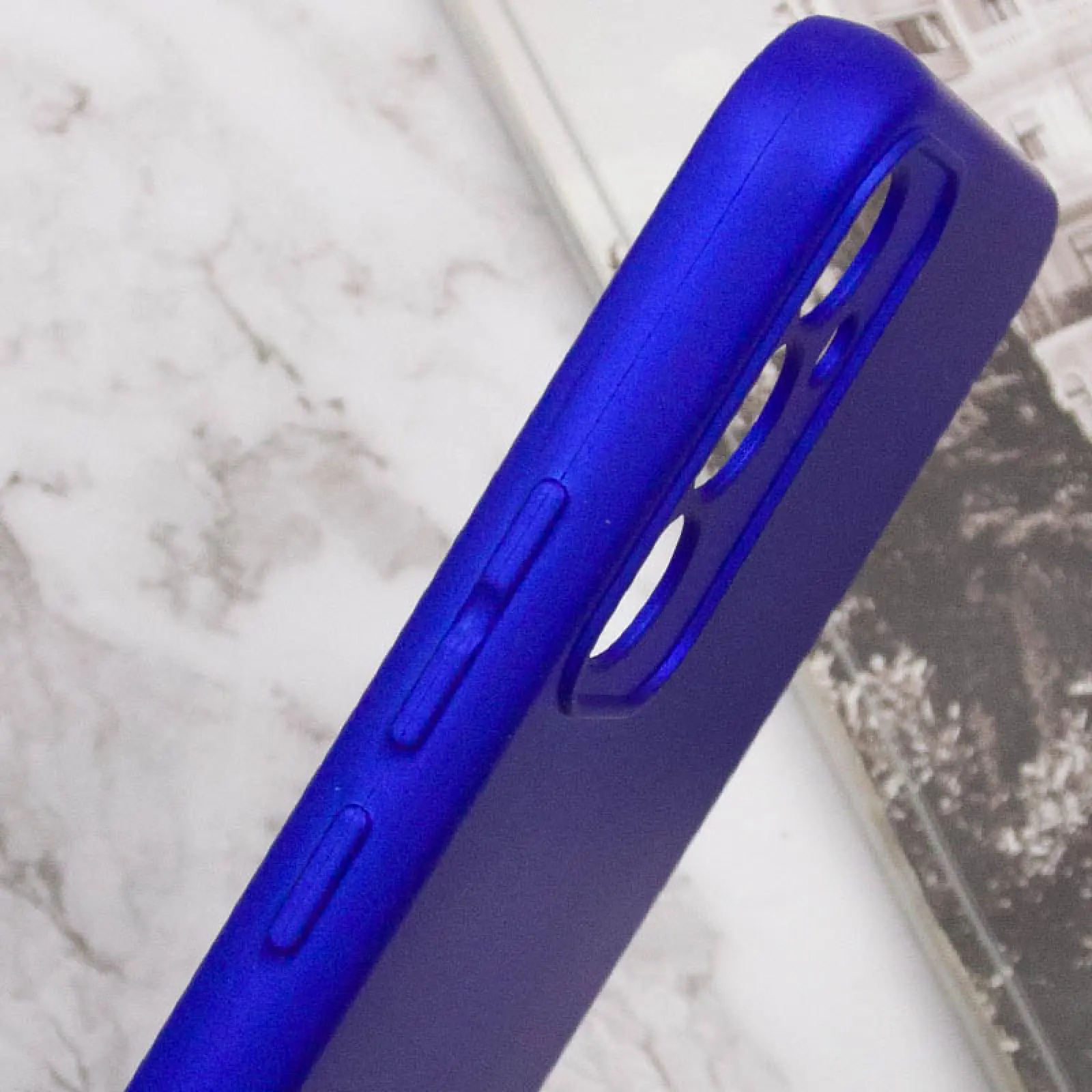 Чехол TPU GETMAN Liquid Silk Full Camera для Samsung Galaxy S24+, Синий / Iris 5, TPU, купить оптом с доставкой