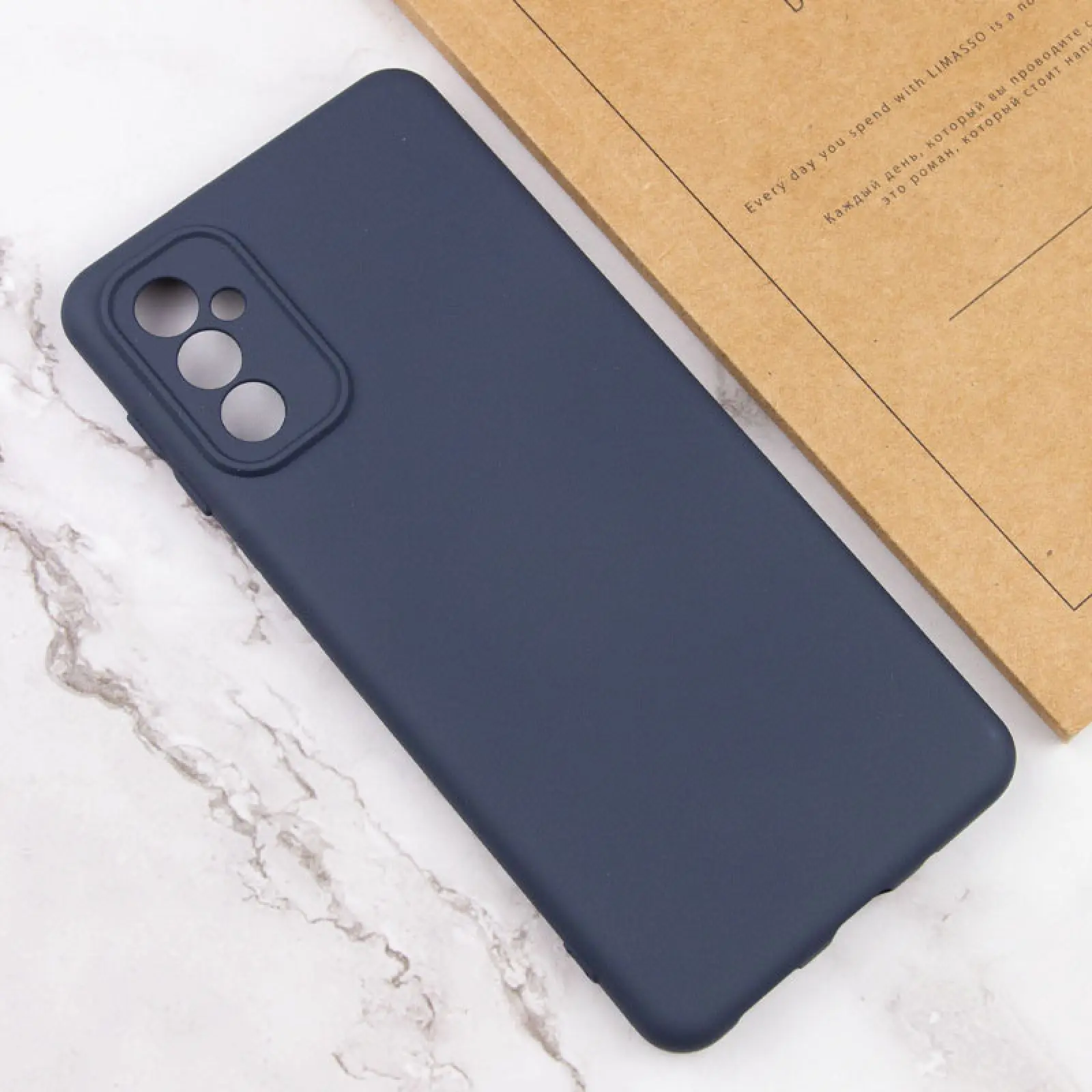 Чехол TPU GETMAN Liquid Silk Full Camera для Samsung Galaxy S24+, Синий / Midnight Blue 3, TPU, купить оптом с доставкой