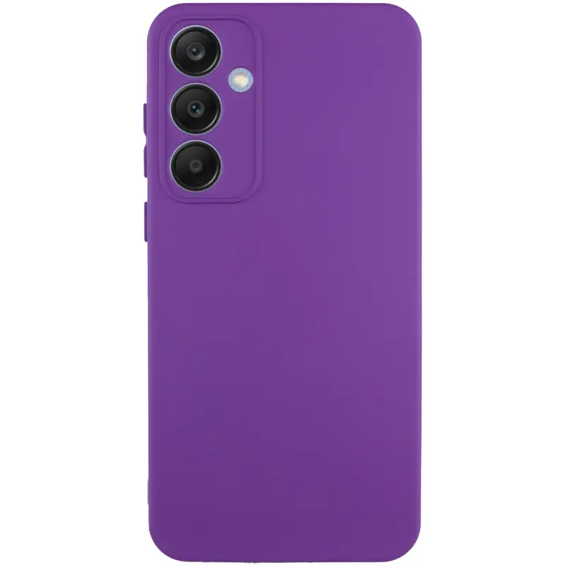 Чехол TPU GETMAN Liquid Silk Full Camera для Samsung Galaxy S24+, Фиолетовый / Purple, TPU, купить оптом с доставкой