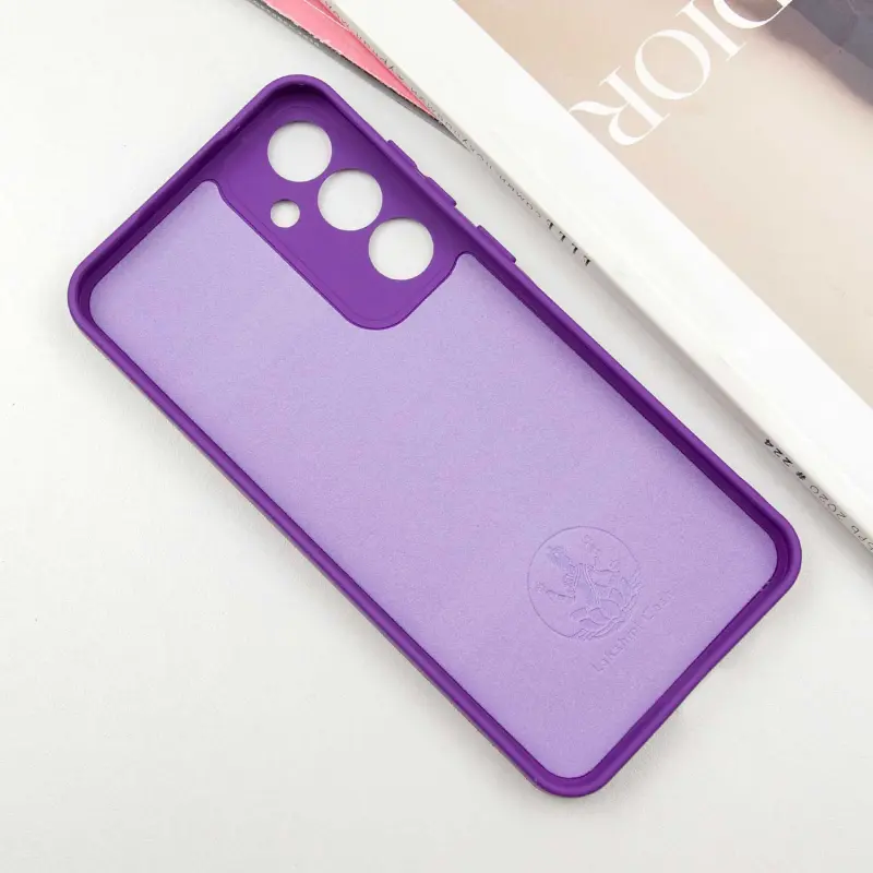 Чехол TPU GETMAN Liquid Silk Full Camera для Samsung Galaxy S24+, Фиолетовый / Purple 2, TPU, купить оптом с доставкой