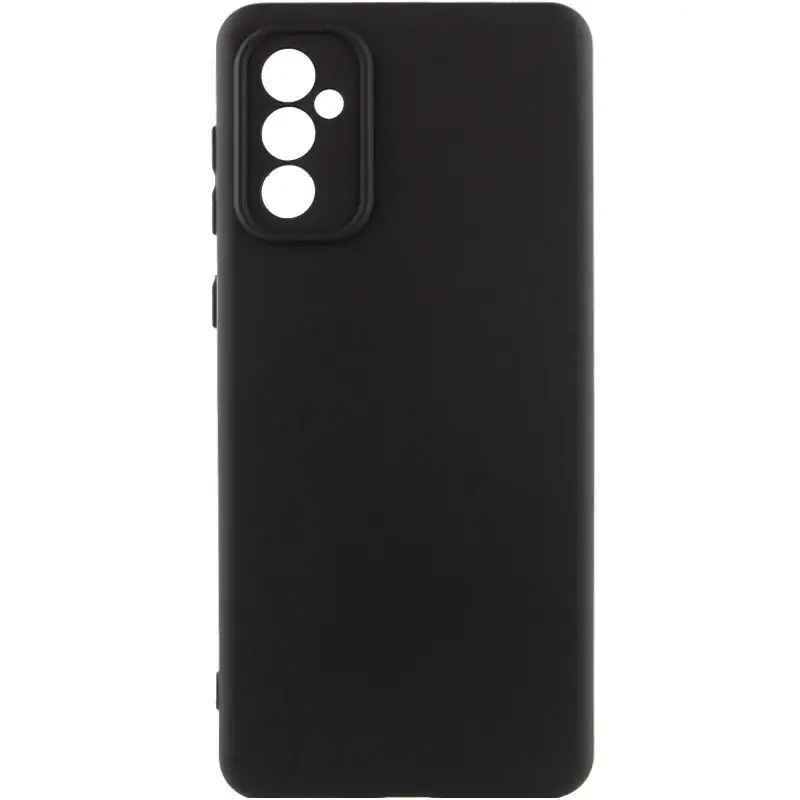 Чехол TPU GETMAN Liquid Silk Full Camera для Samsung Galaxy S24+, Черный / Black, TPU, купить оптом с доставкой