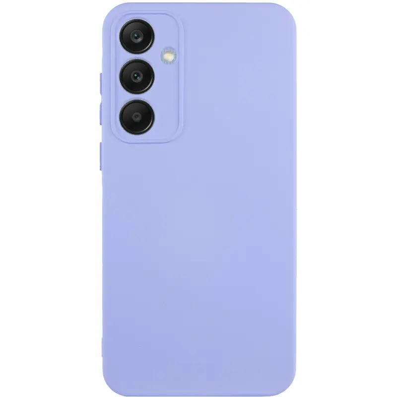 Чехол TPU GETMAN Liquid Silk Full Camera для Samsung Galaxy S24+, Сиреневый / Light purple, TPU, купить оптом с доставкой