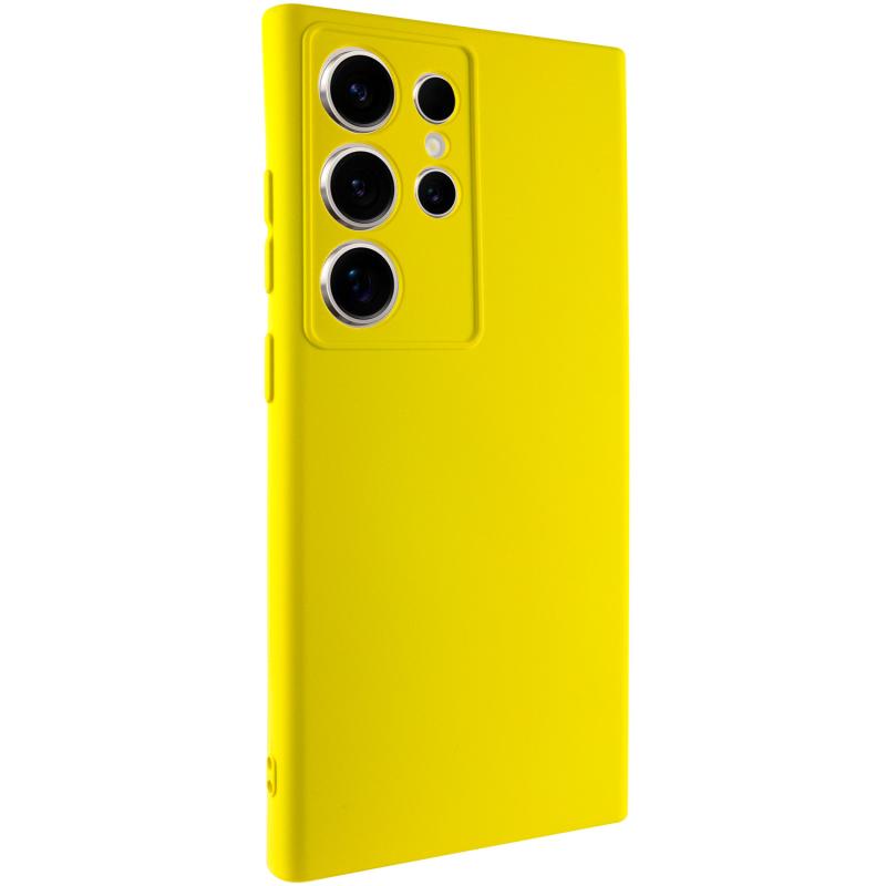 Чохол GETMAN Liquid Silk Full Camera для Samsung Galaxy S24 Ultra | TPU + Мікрофібра на малюнкі №2