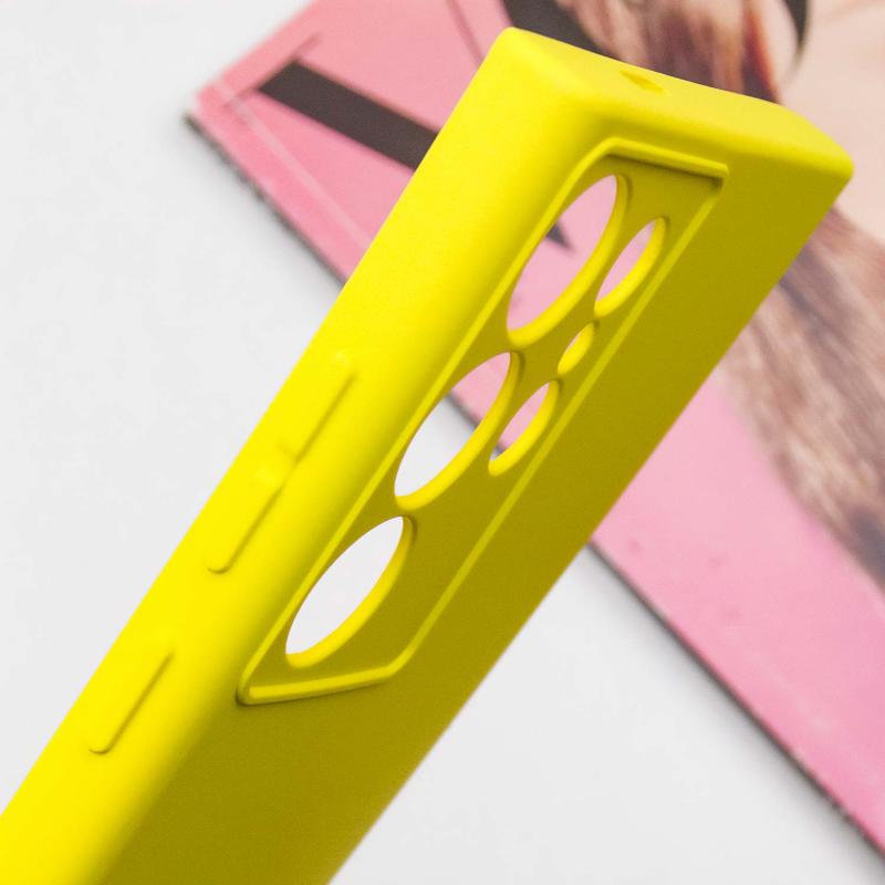 Чохол GETMAN Liquid Silk Full Camera для Samsung Galaxy S24 Ultra | TPU + Мікрофібра на малюнкі №5