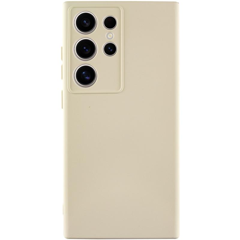 Чохол GETMAN Liquid Silk Full Camera для Samsung Galaxy S24 Ultra | TPU + Мікрофібра на малюнкі №1