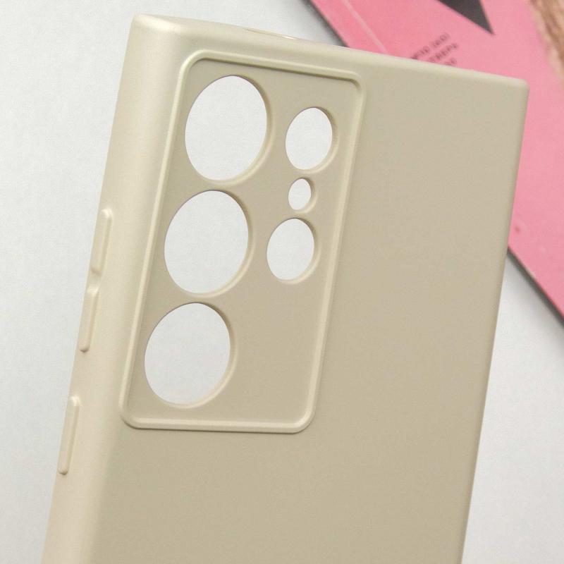 Чохол GETMAN Liquid Silk Full Camera для Samsung Galaxy S24 Ultra | TPU + Мікрофібра на малюнкі №5