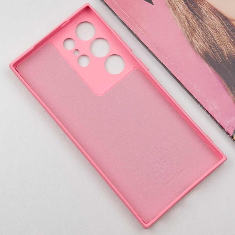 Чохол GETMAN Liquid Silk Full Camera для Samsung Galaxy S24 Ultra | TPU + Мікрофібра на малюнкі №4