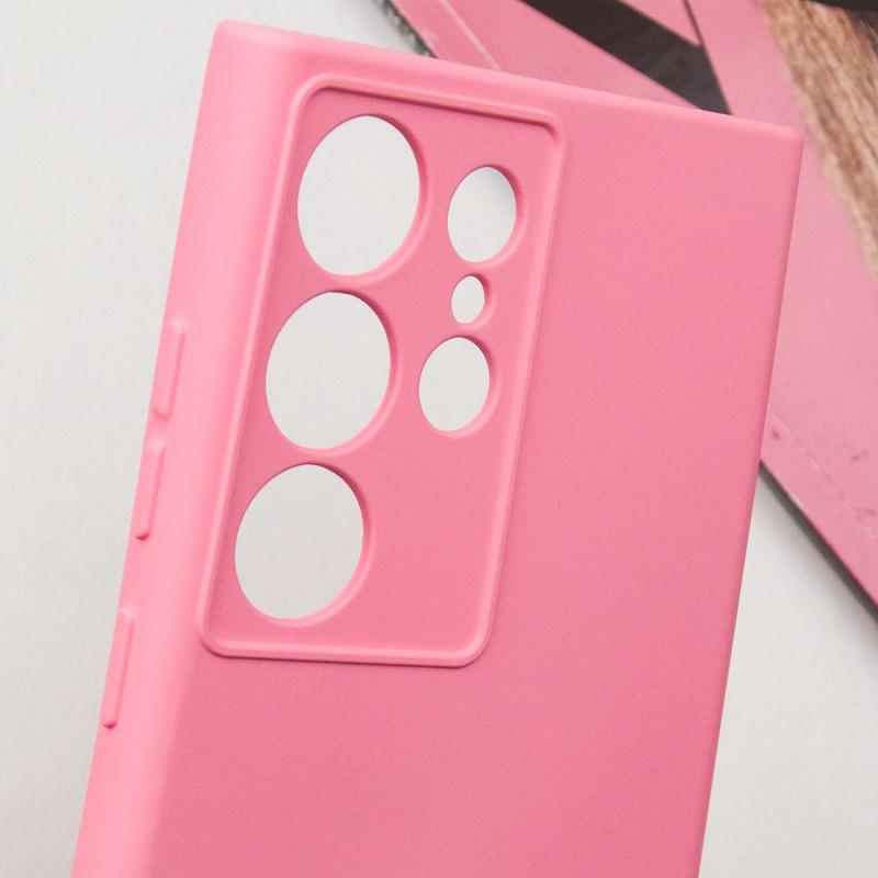 Чохол GETMAN Liquid Silk Full Camera для Samsung Galaxy S24 Ultra | TPU + Мікрофібра на малюнкі №5