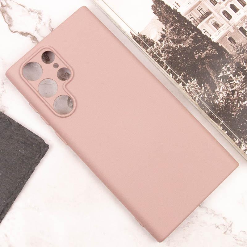 Чохол GETMAN Liquid Silk Full Camera для Samsung Galaxy S24 Ultra | TPU + Мікрофібра на малюнкі №5