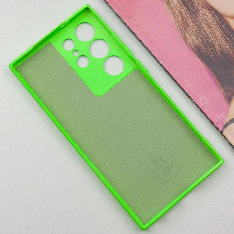 Чохол GETMAN Liquid Silk Full Camera для Samsung Galaxy S24 Ultra | TPU + Мікрофібра на малюнкі №4