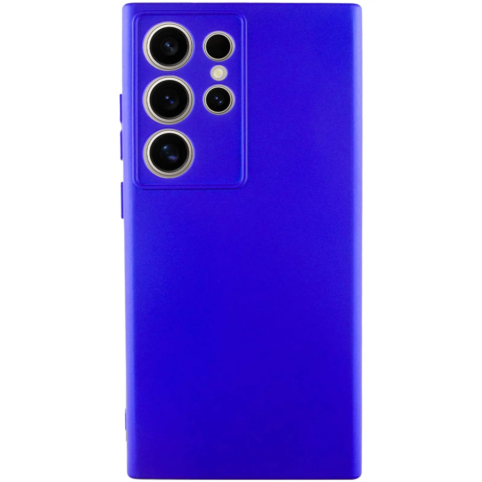 Чехол TPU GETMAN Liquid Silk Full Camera для Samsung Galaxy S24 Ultra, Синий / Iris, TPU, купить оптом с доставкой
