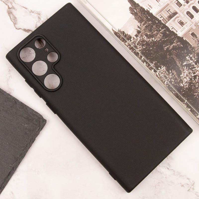 Чохол GETMAN Liquid Silk Full Camera для Samsung Galaxy S24 Ultra | TPU + Мікрофібра на малюнкі №5