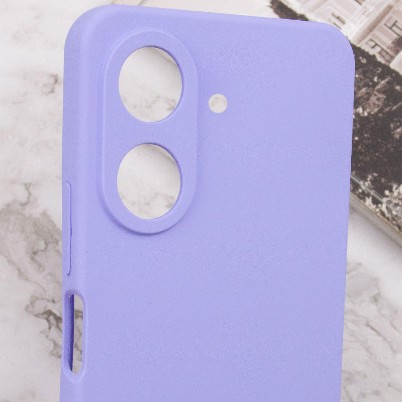 Чохол GETMAN Liquid Silk Full Camera для Xiaomi Redmi 13C | TPU + Мікрофібра на малюнкі №4