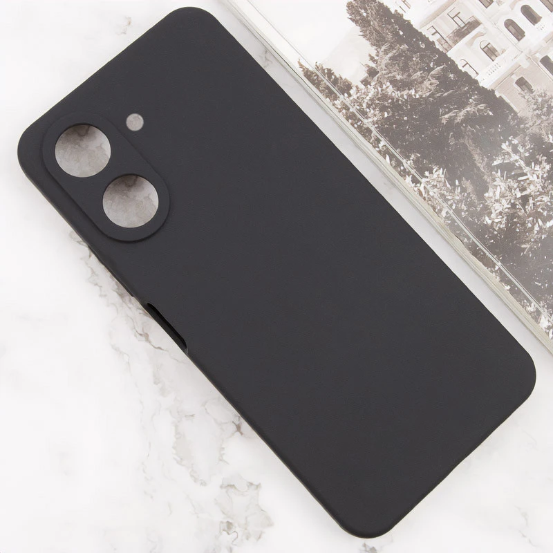 Чехол TPU GETMAN Liquid Silk Full Camera для Xiaomi Redmi 13C / Poco C65, Черный / Black 1, TPU, купить оптом с доставкой