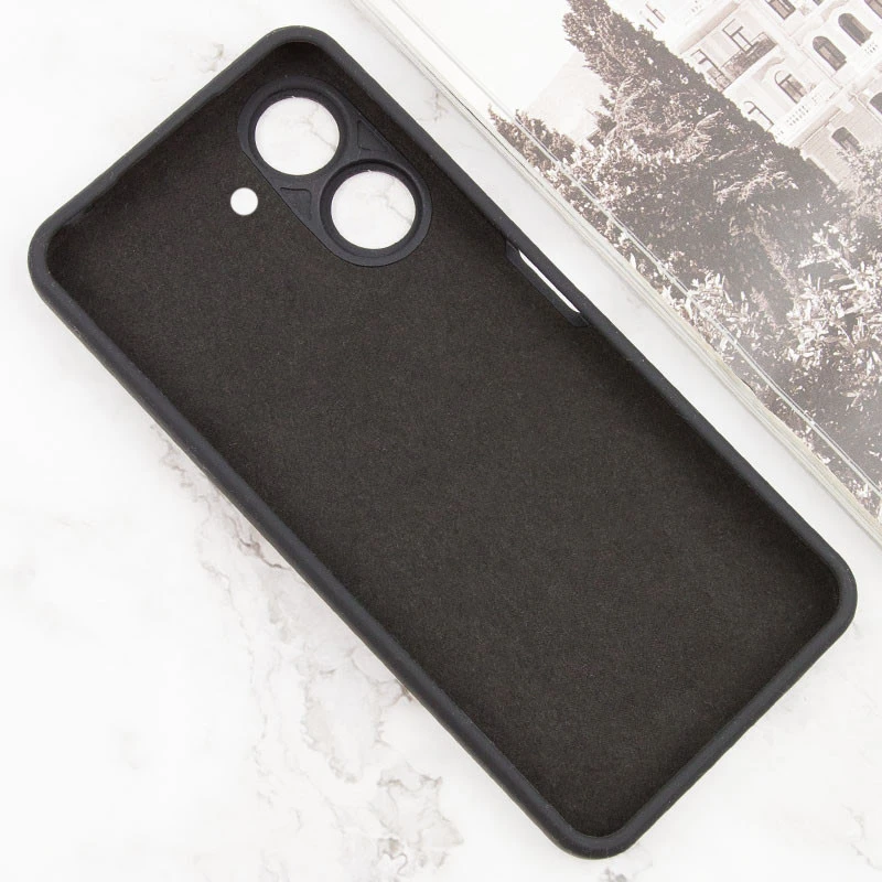 Чехол TPU GETMAN Liquid Silk Full Camera для Xiaomi Redmi 13C / Poco C65, Черный / Black 2, TPU, купить оптом с доставкой