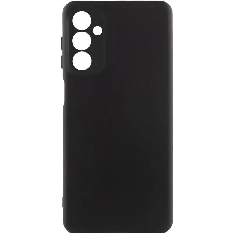 Чехол TPU GETMAN Liquid Silk Full Camera для Samsung Galaxy A25 5G, Черный / Black, TPU, купить оптом с доставкой