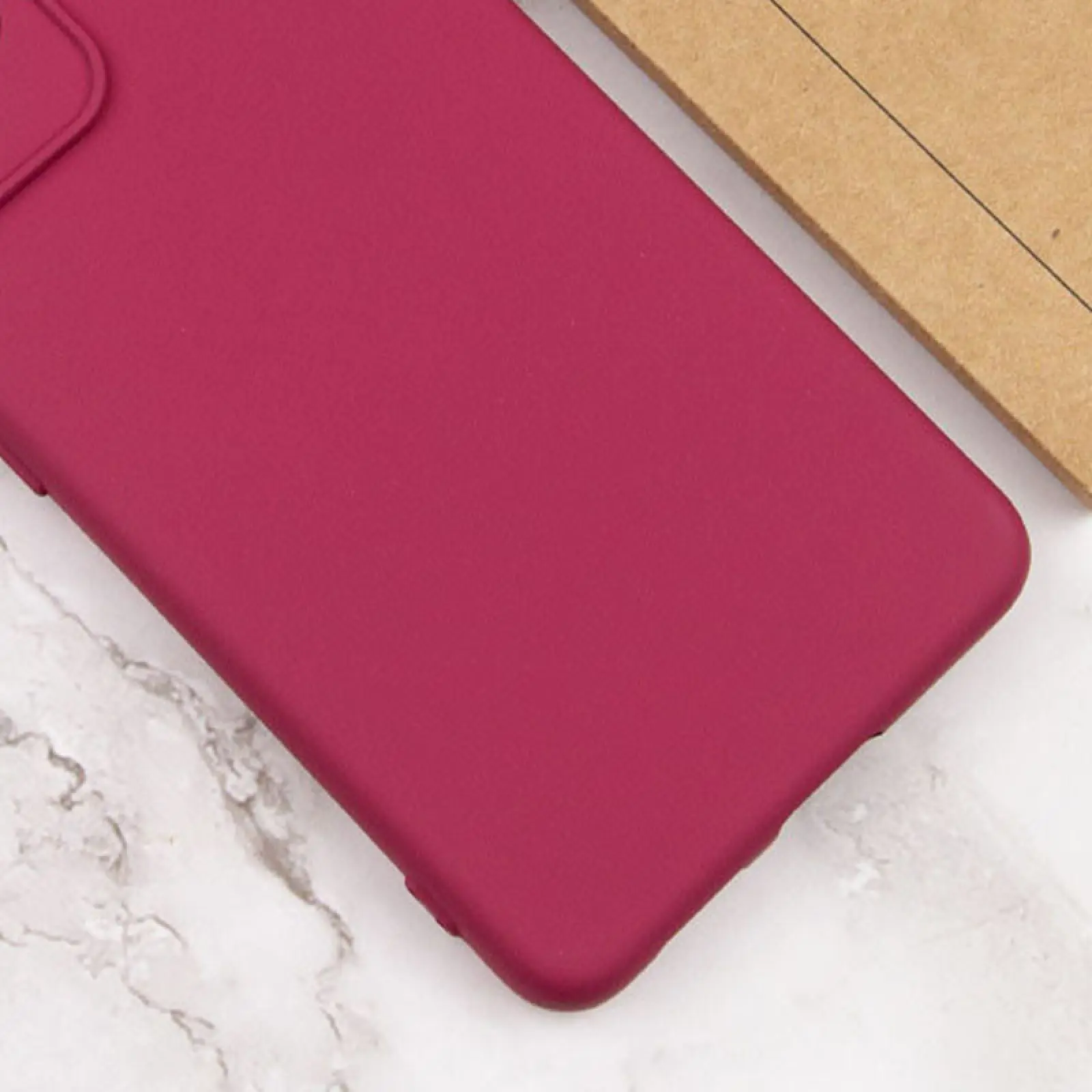 Чехол TPU GETMAN Liquid Silk Full Camera для Xiaomi Redmi Note 13 4G, Бордовый / Marsala 1, TPU, купить оптом с доставкой