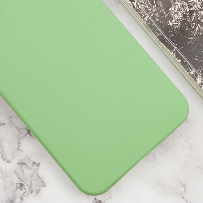 Чехол TPU GETMAN Liquid Silk Full Camera для Xiaomi Redmi Note 13 4G, Зеленый / Pistachio 1, TPU, купить оптом с доставкой