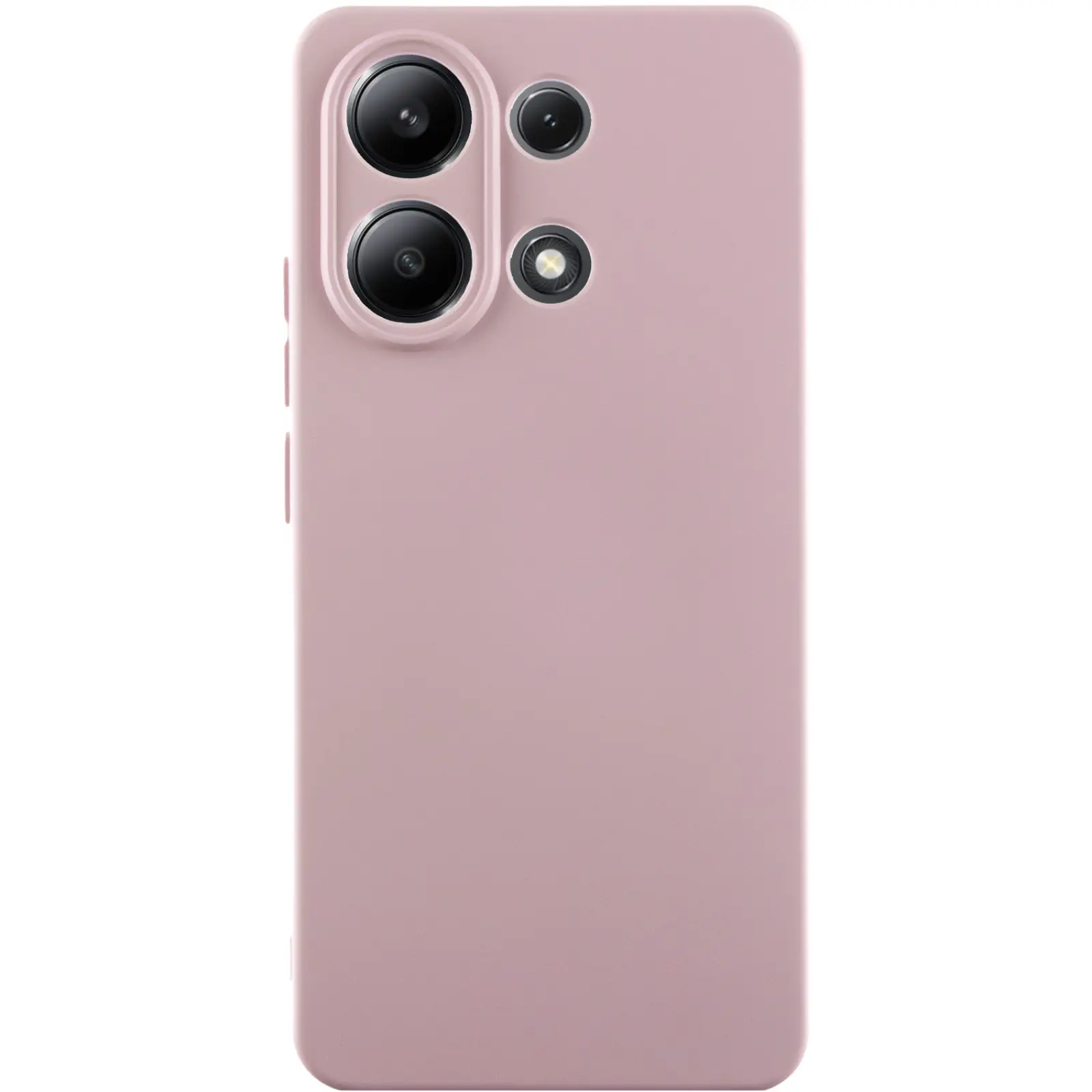 Чехол TPU GETMAN Liquid Silk Full Camera для Xiaomi Redmi Note 13 4G, Розовый / Pink Sand, TPU, купить оптом с доставкой